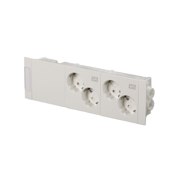 Kanavapistorasia ABB ProDuct - 4S/16A/IP20 Kytk. valkoinen "Data&quot