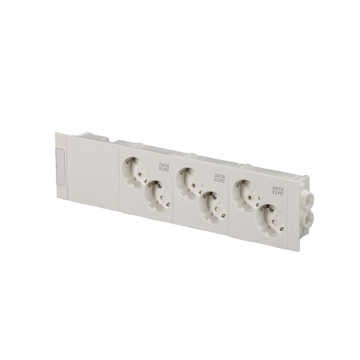 Kanavapistorasia ABB ProDuct - 6S/16A/IP20 Kytk. valkoinen "Data&quot