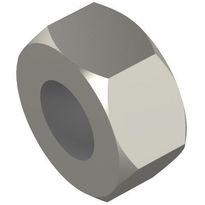 Mutteri valkea M10 100 kpl/pak