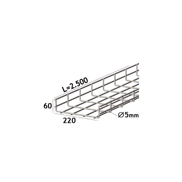 Lankahylly Aisi 316l 2.5/53/4mm RST