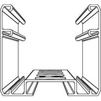 Valaisinripustuskisko Systemal Presto XYRV 106K