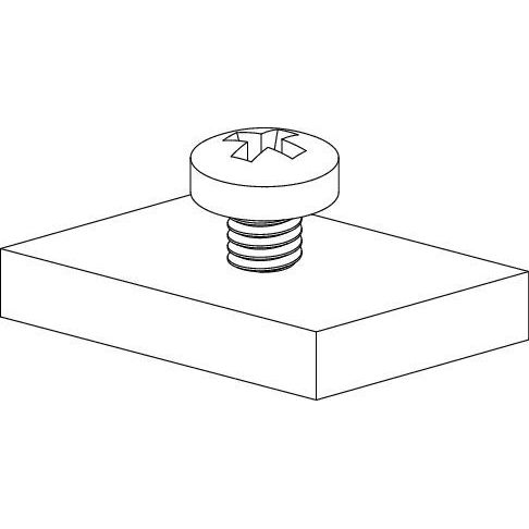 Suunnikasmutteri+ruuvi Systemal Presto XYRV 2305