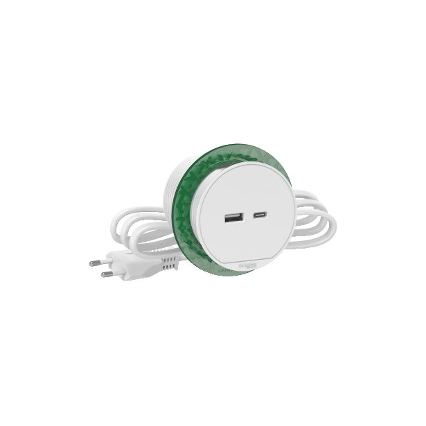USB-Pistorasiayksikkö XS USB-A ja -C Schneider Electric Unica System+