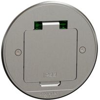 Lattiapistorasia Schneider electric Unica System+ XS, metalli, pyöreä