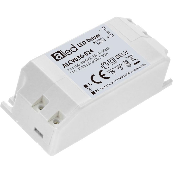 Tasajännitelähde Cariitti Huuhto Easy, 36W, 24V, IP20