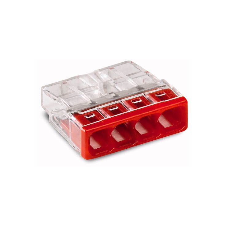 Rasialiitin Wago 2273-204, 4-napainen, 0.5-2.5mm²