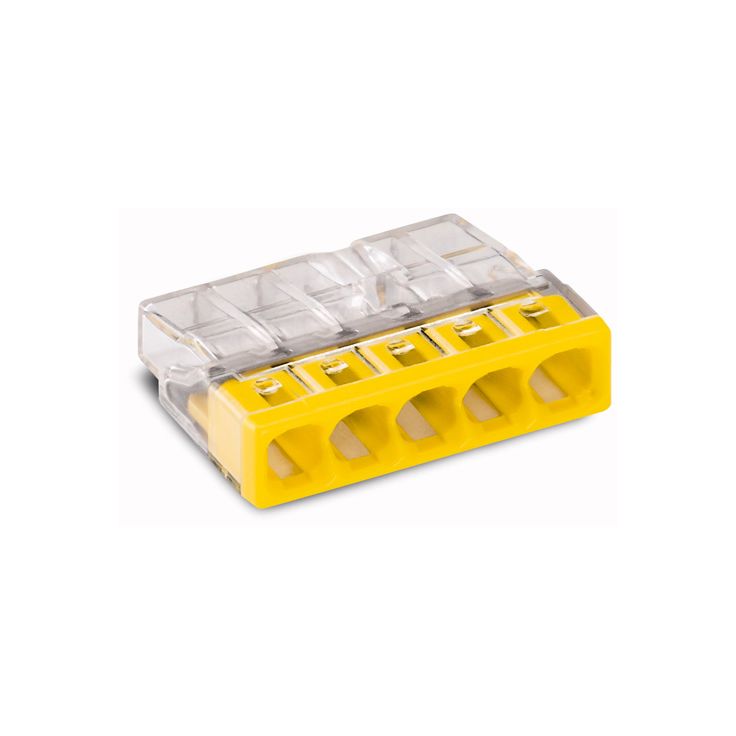 Rasialiitin Wago 2273-205, 5-napainen, 0.5-2.5mm²