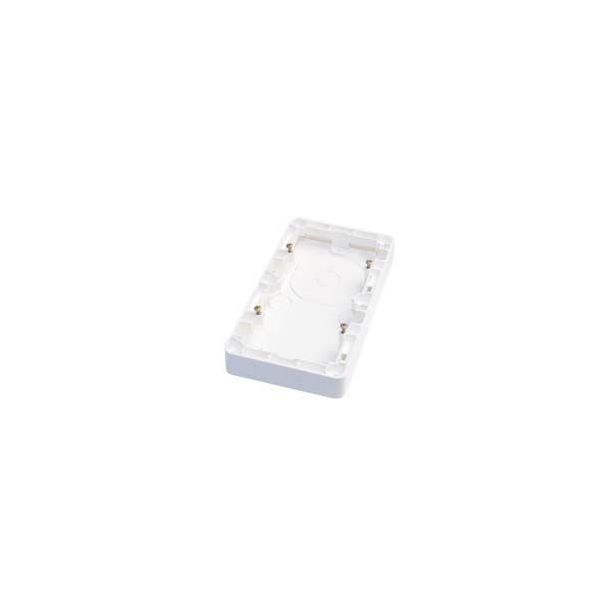 Pinta-asennuskotelo 2-osainen h=20mm IP21 valkoinen