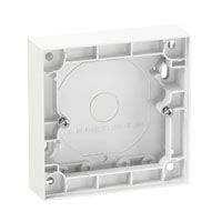 Pinta-asennuskehys ELKO Plus, 1-os 20mm, valkoinen