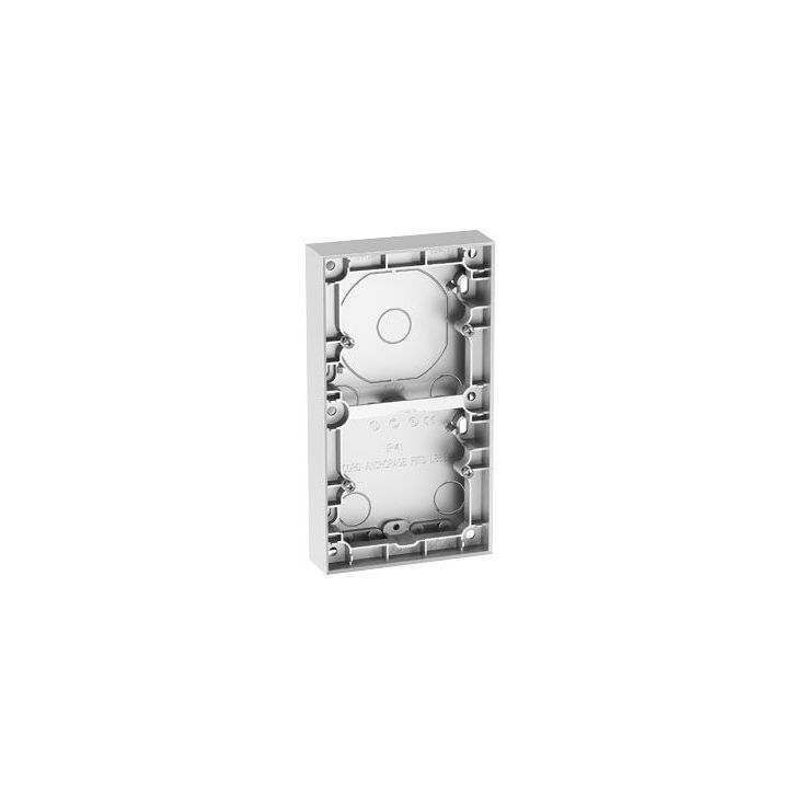 Pinta-asennuskehys ELKO Plus, 2-os 20mm, alumiini