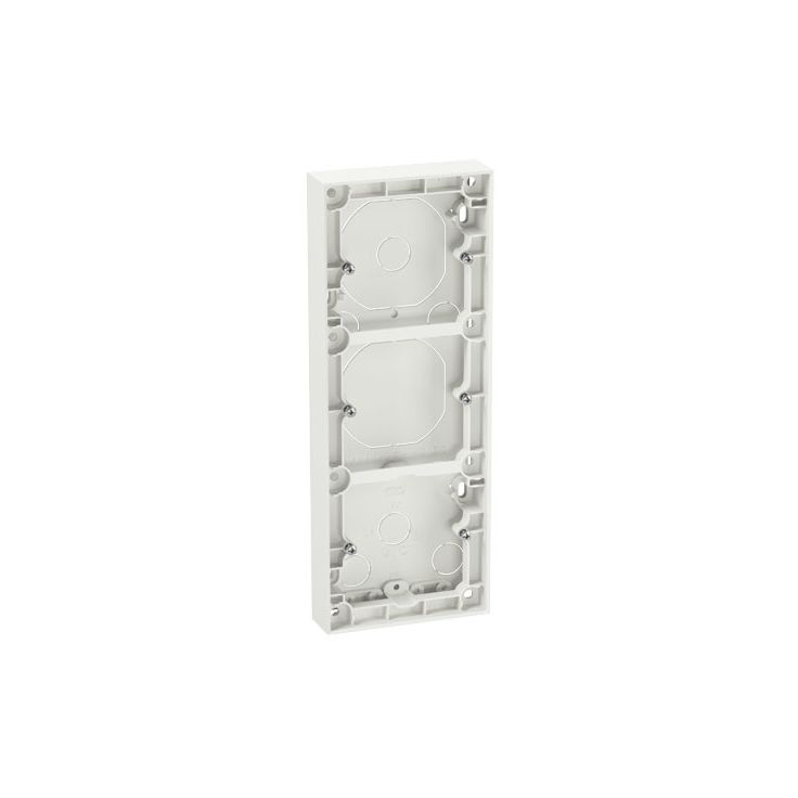 Pinta-asennuskehys ELKO Plus, 3-os 20mm, valkoinen