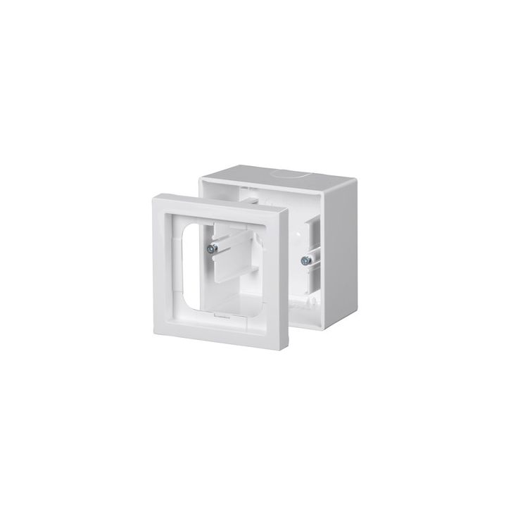 Pintakotelo ABB Impressivo - 1OS/IP20 54/80mm valkoinen