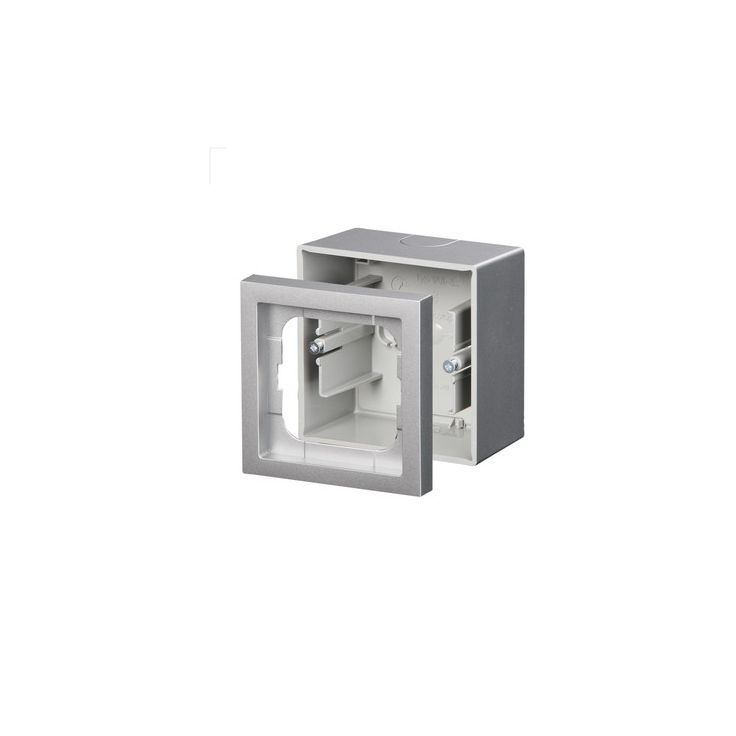 Pintakotelo ABB Impressivo - 1OS/IP20 54/80mm alumiini