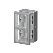Pintakotelo ABB Impressivo - 2OS/IP20 54/80mm alumiini