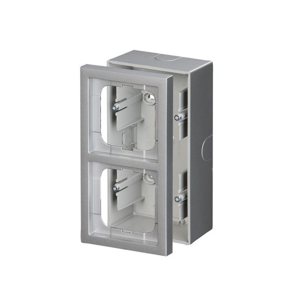 Pintakotelo ABB Impressivo - 2OS/IP20 54/80mm alumiini