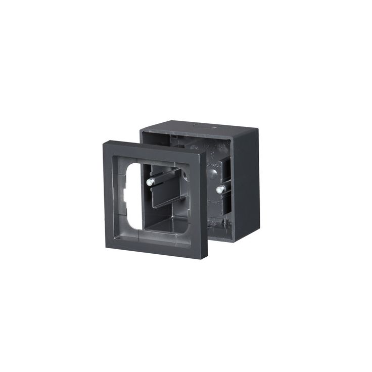 Pintakotelo ABB Impressivo - 1OS/IP20 54/80mm antrasiitti