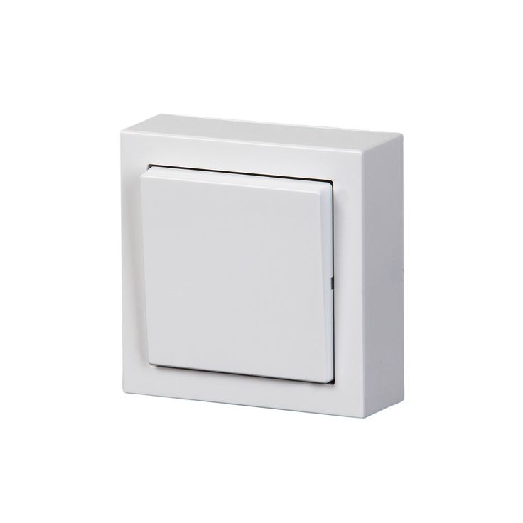 Painike ABB Impressivo - 1/10AX/250V/IP21 PPJ 2X valkoinen