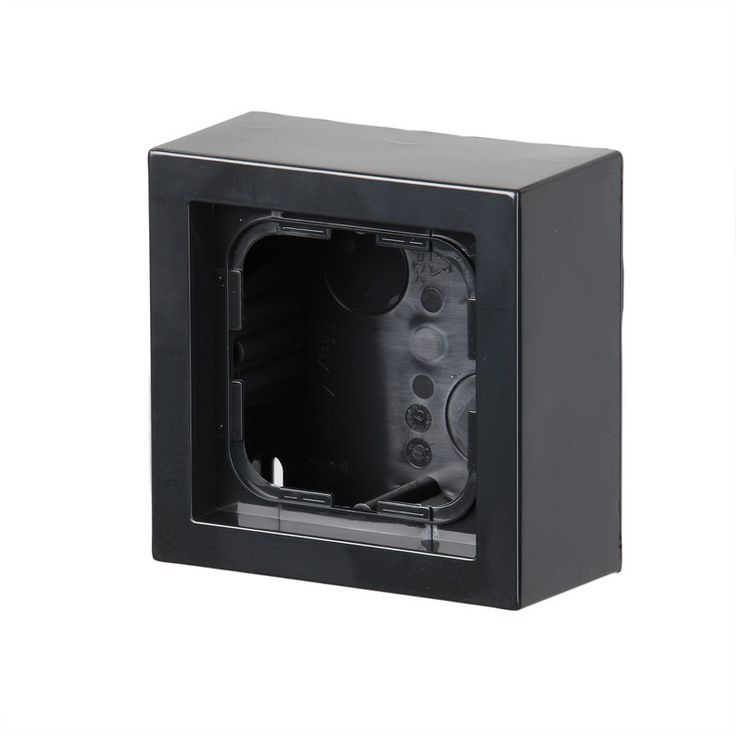 Pintakotelo ABB Impressivo - 1OS/IP20 41mm antrasiitti