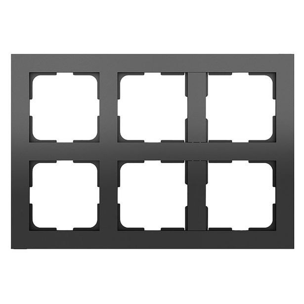 Peitelevy ELKO Plus, Matriisikehys 2x3, musta