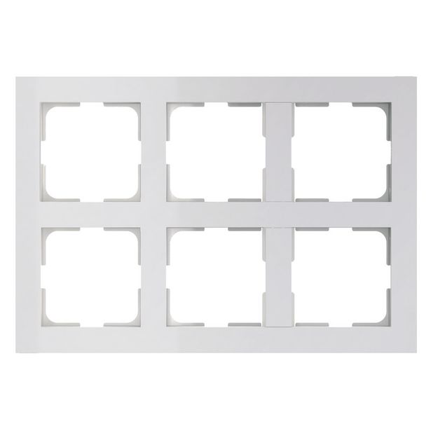 Peitelevy ELKO Plus, Matriisikehys 2x3, valkoinen
