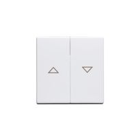Vipu ABB Impressivo - VIPU2/IP21 &quot;ylös/alas&quot; valkoinen