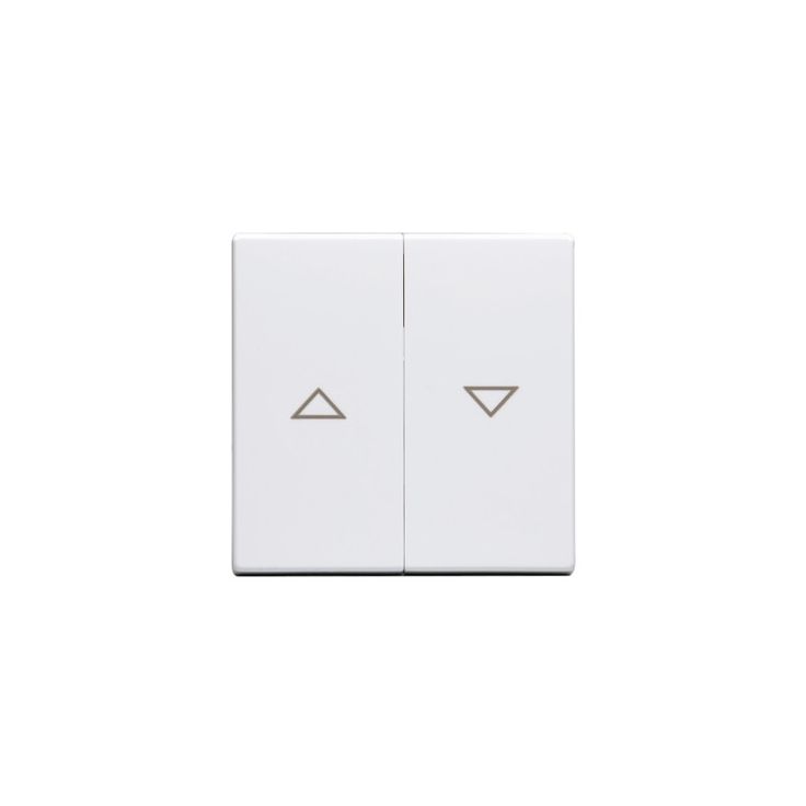 Vipu ABB Impressivo - VIPU2/IP21 "ylös/alas" valkoinen