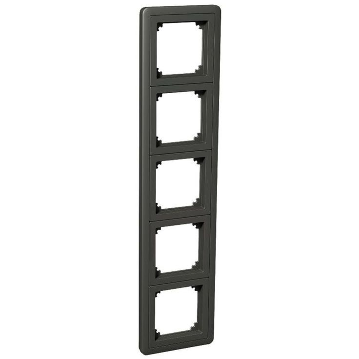 Peitelevy adapterilla Schneider Electric ExxactCombi, 5-osainen