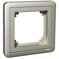 Peitelevy adapterilla Schneider Electric ExxactCombi, 1-osainen