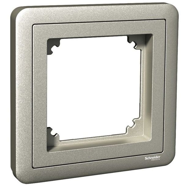 Peitelevy adapterilla Schneider Electric ExxactCombi, 1-osainen