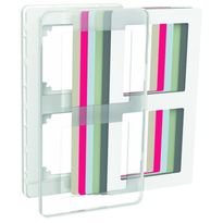 Peitelevy 3-osainen valkoinen ExxactDesign