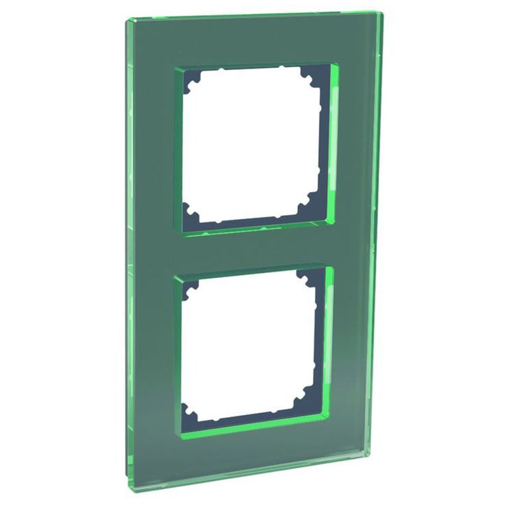 Peitelevy Schneider Electric ExxactSolid, 2-osainen, lasi