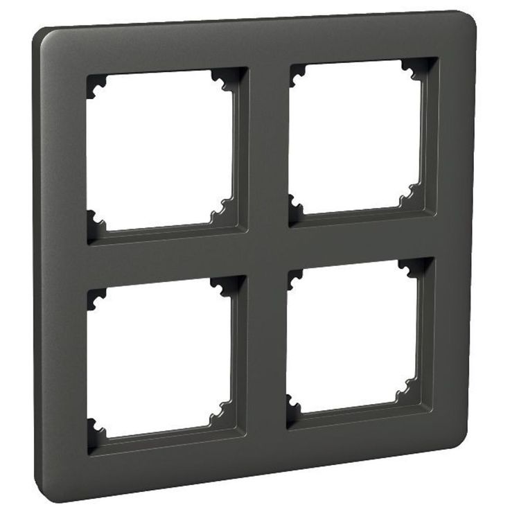 Peitelevy 2x2-matriisikehys Schneider Electric ExxactPrimo