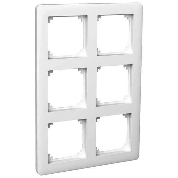 Peitelevy 2x3-matriisikehys Schneider Electric ExxactPrimo