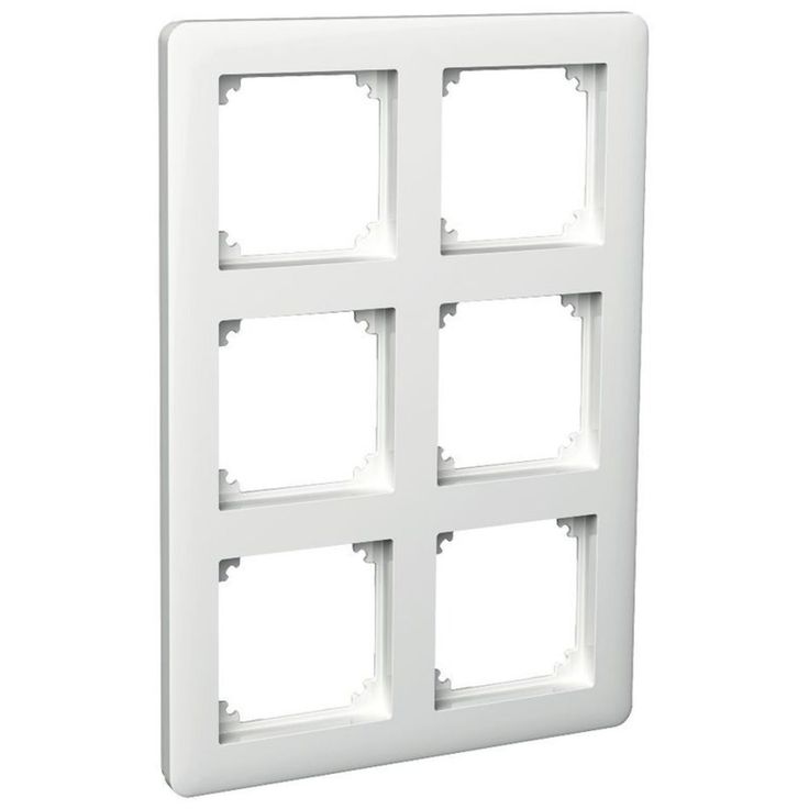 Peitelevy 2x3-matriisikehys Schneider Electric ExxactPrimo