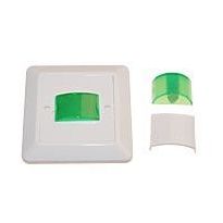 Merkkivalokaluste 12/24V AC/DC 230V vihreä-LED valkoinen