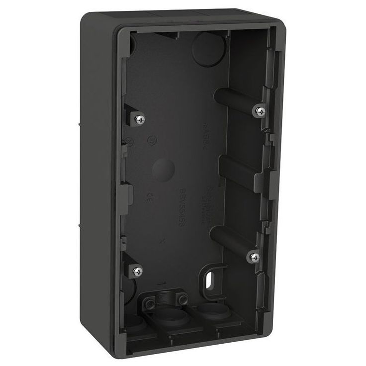 Pintakojerasia 2-osainen IP44 38 mm antrasiitti Exxact