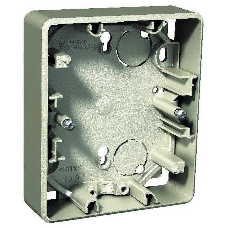 Pintakojerasia 2-osainen IP21 22 mm metalli Exxact