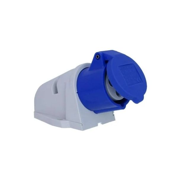 Seinäpistorasia pinta Bals 11765 2PE 16A 230V IP44
