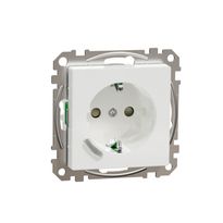 Älypistorasia Schneider Electric Wiser Exxact, 1-osainen, UPJ Zigbee, valkoinen 