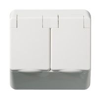 Pistorasia Schneider Electric 2-osainen, uppo-asennettava /16A/IP44 UPJ 1X VA Exxact