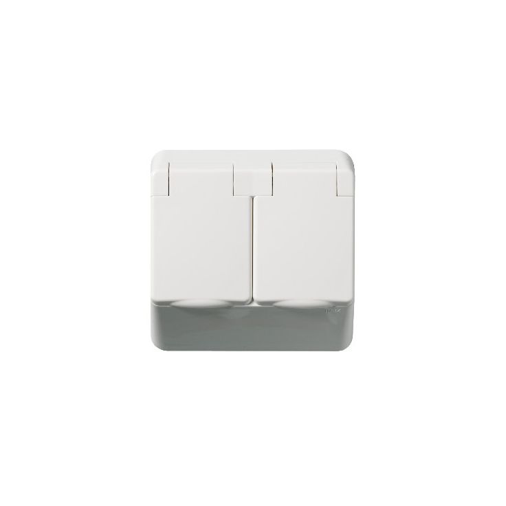 Pistorasia Schneider Electric 2-osainen, uppo-asennettava /16A/IP44 UPJ 1X VA Exxact