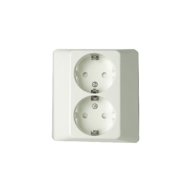 Pistorasia Schneider Electric 2-osainen, uppo-asennettava S/16A/IP21 UPJ 1X VA Exxact