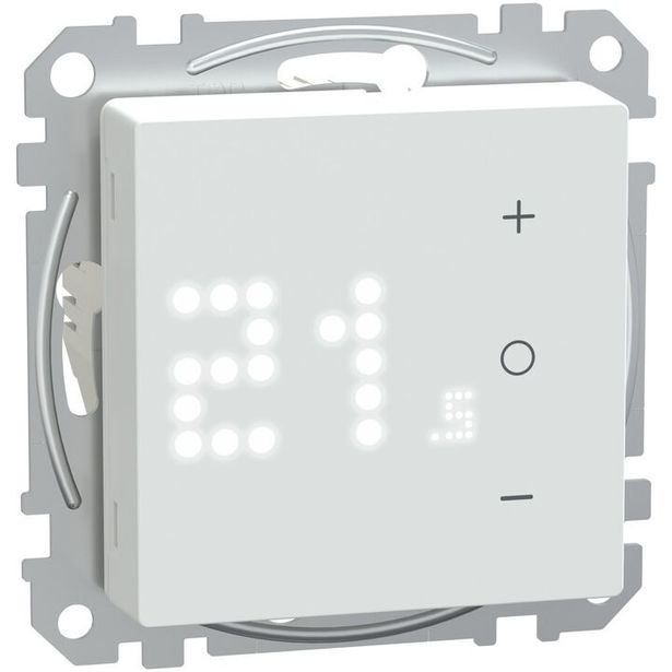 Yhdistelmätermostaatti Schneider Electric Exxact Wiser 16A, eri värejä