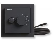Yhdistelmätermostaatti Ensto ECO16BT-IM-081, 16A, IP30 U, antrasiitti