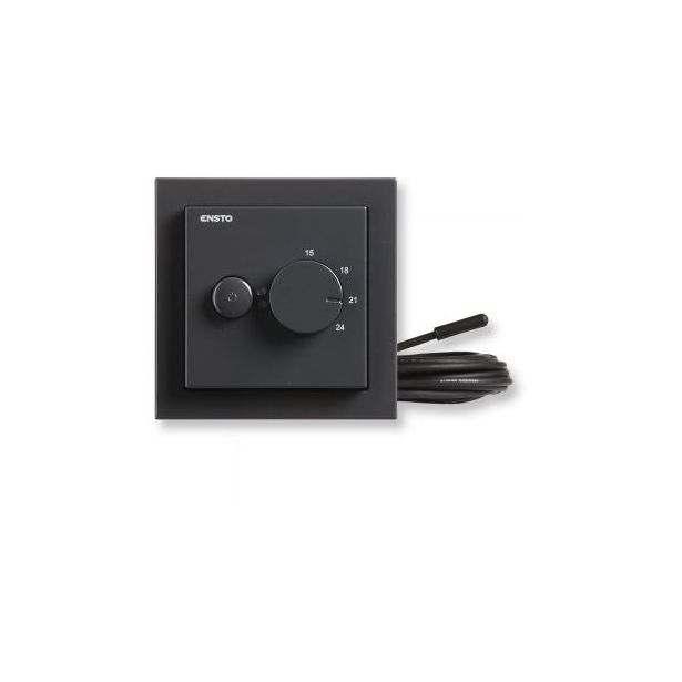 Yhdistelmätermostaatti Ensto ECO16BT-IM-081, 16A, IP30 U, antrasiitti