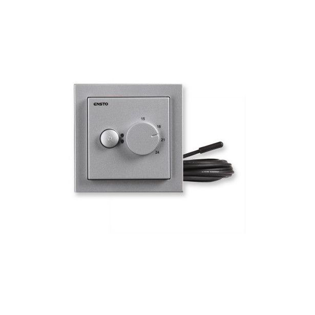 Yhdistelmätermostaatti Ensto ECO16BT-IM-083, 16A, IP30 U, alumiini