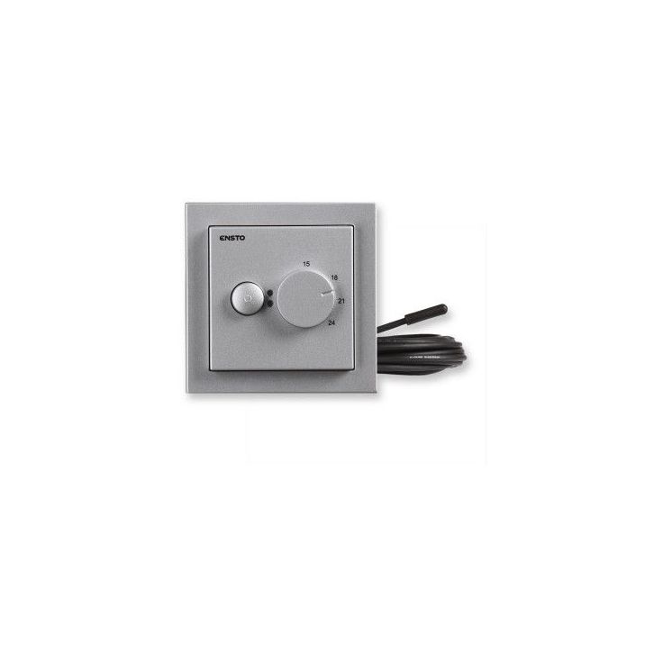 Yhdistelmätermostaatti Ensto ECO16BT-IM-083, 16A, IP30 U, alumiini