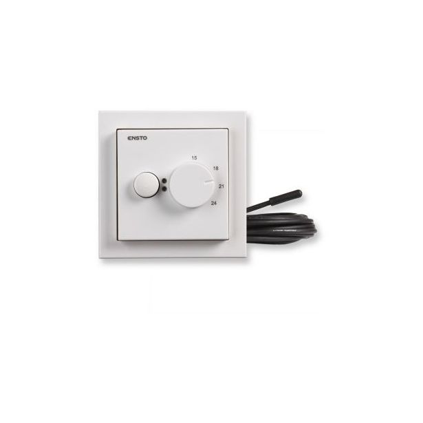 Yhdistelmätermostaatti Ensto ECO16BT-IM-084, 16A, IP30 U, valkoinen