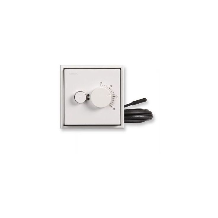 Yhdistelmätermostaatti Ensto ECO16BT-IN-WW, 16A, IP30 U, valkoinen
