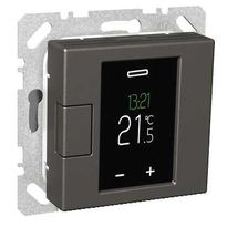 Termostaatti Schneider Electric WTH16 16A USE IP20 VAL, viikko-ohjelmoitava, antrasiitti, Exxact